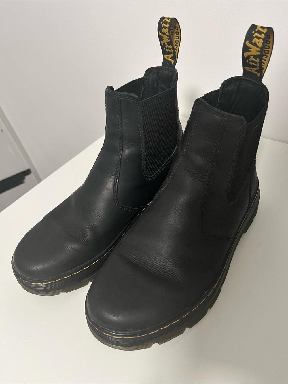 Doc Martens Dr Martens Embury Chelsea Boots Black Chunky Womens 8 - Picture 2 of 9